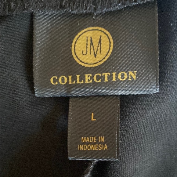 JM Collection Black Wide Leg Pants - Picture 7 of 12